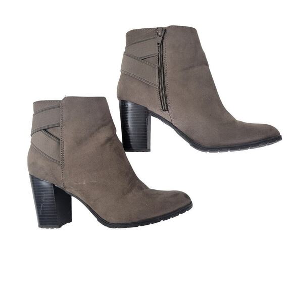 A New Day Candyce Zip Ankle Boot Bootie - Size 8.5 Casual Work - Picture 1 of 5